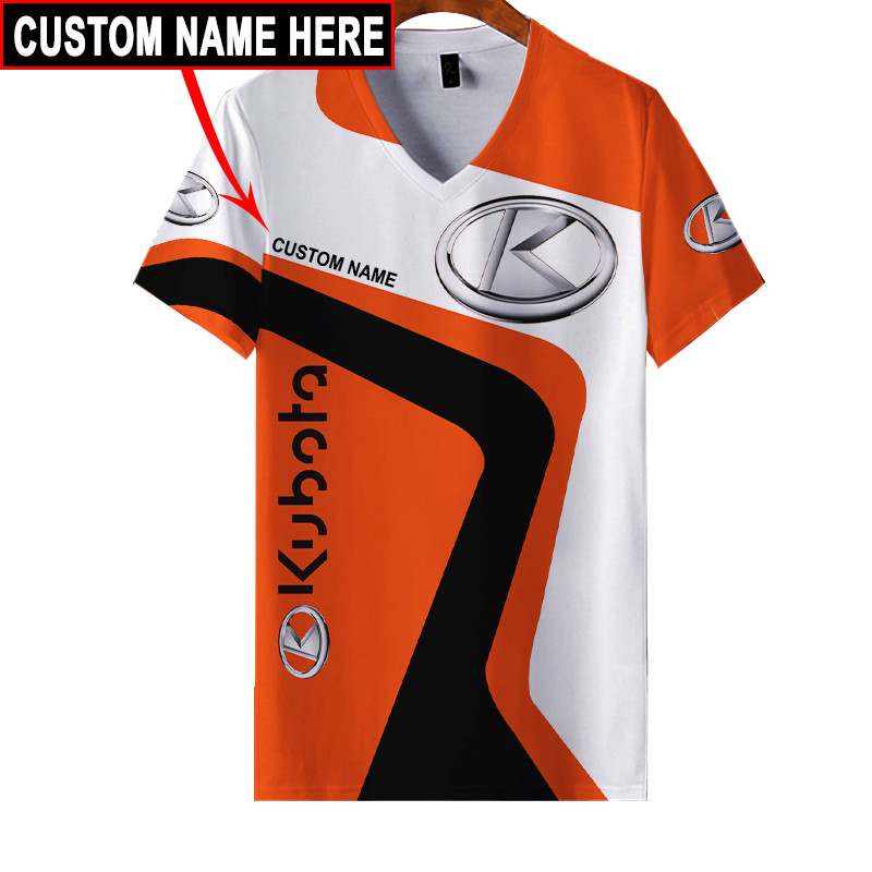 Kubota t-shirt hoodie apparel 3D full printing