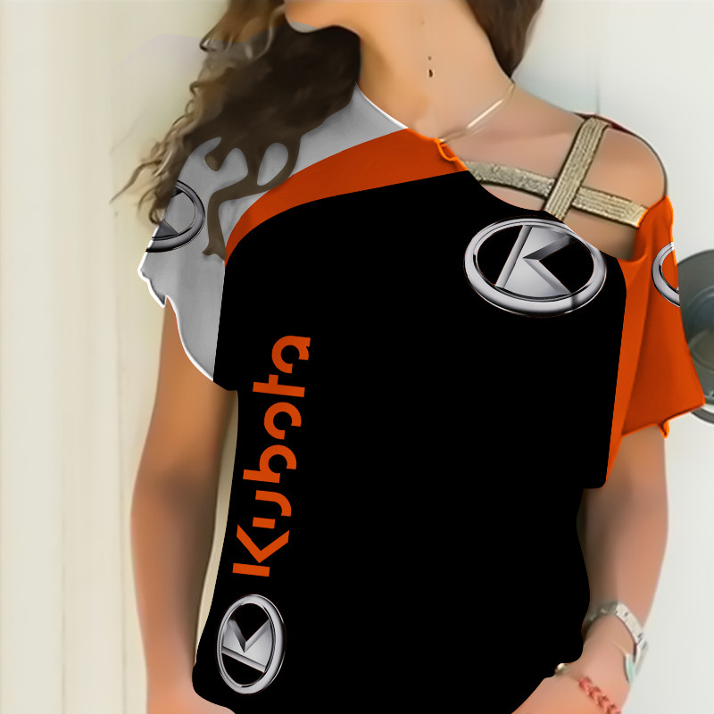 Kubota t-shirt hoodie apparel 3D full printing