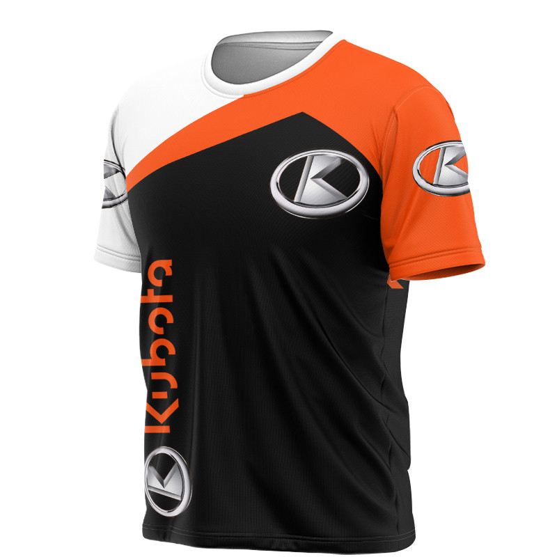 Kubota t-shirt hoodie apparel 3D full printing