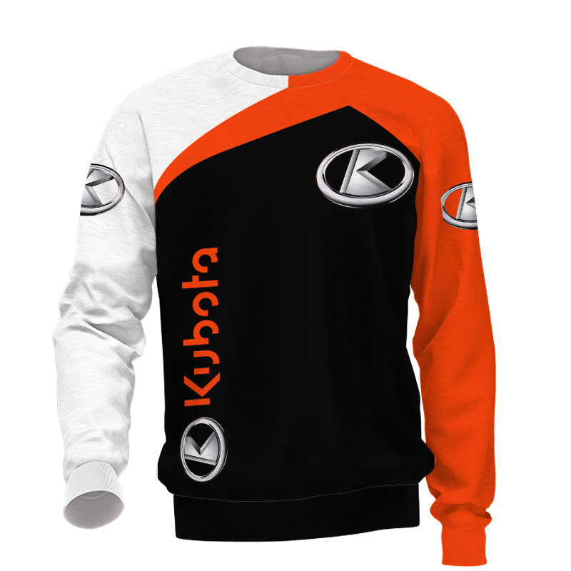 Kubota t-shirt hoodie apparel 3D full printing