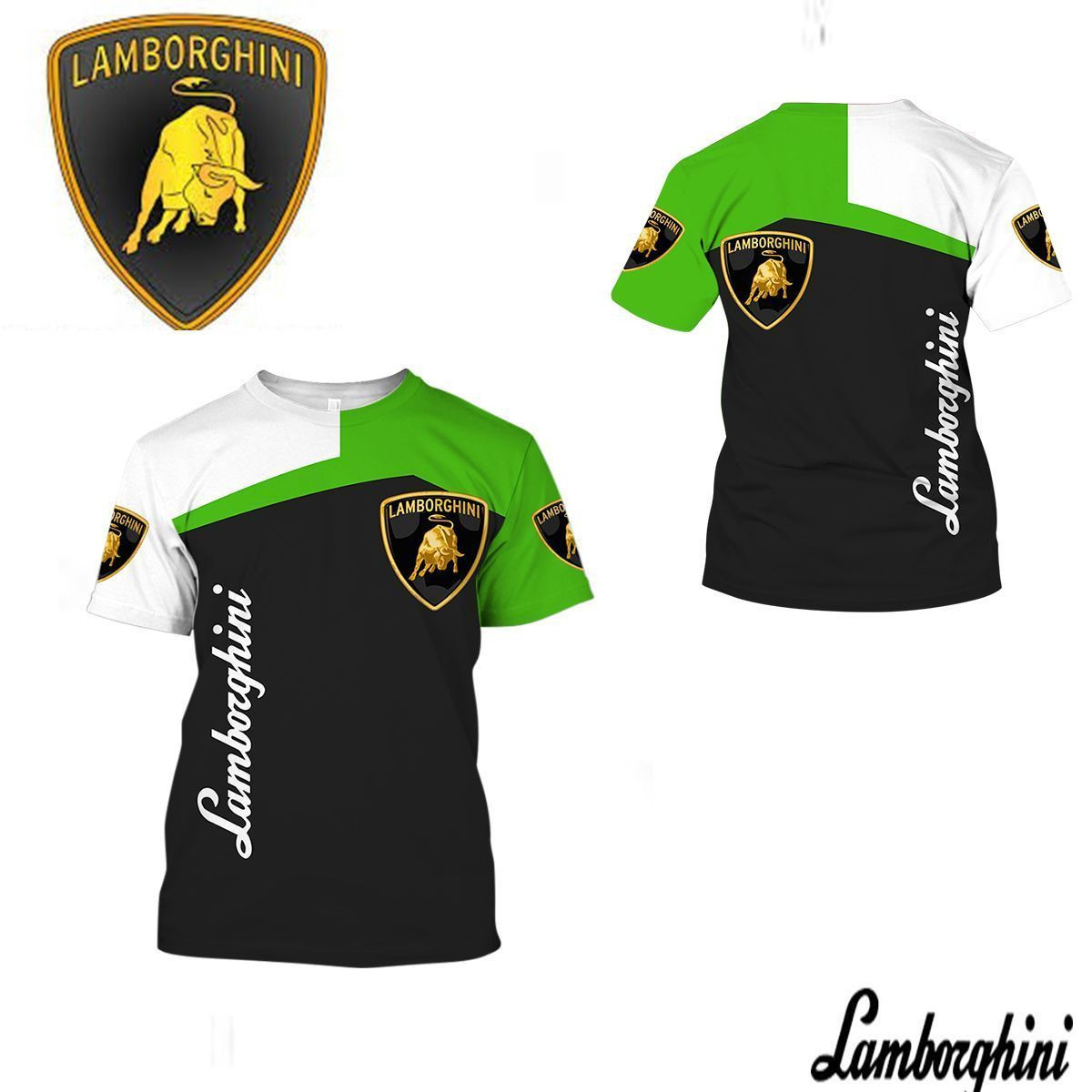 Lamborghini 3D ALL OVER PRINTED SHIRTS VER 10