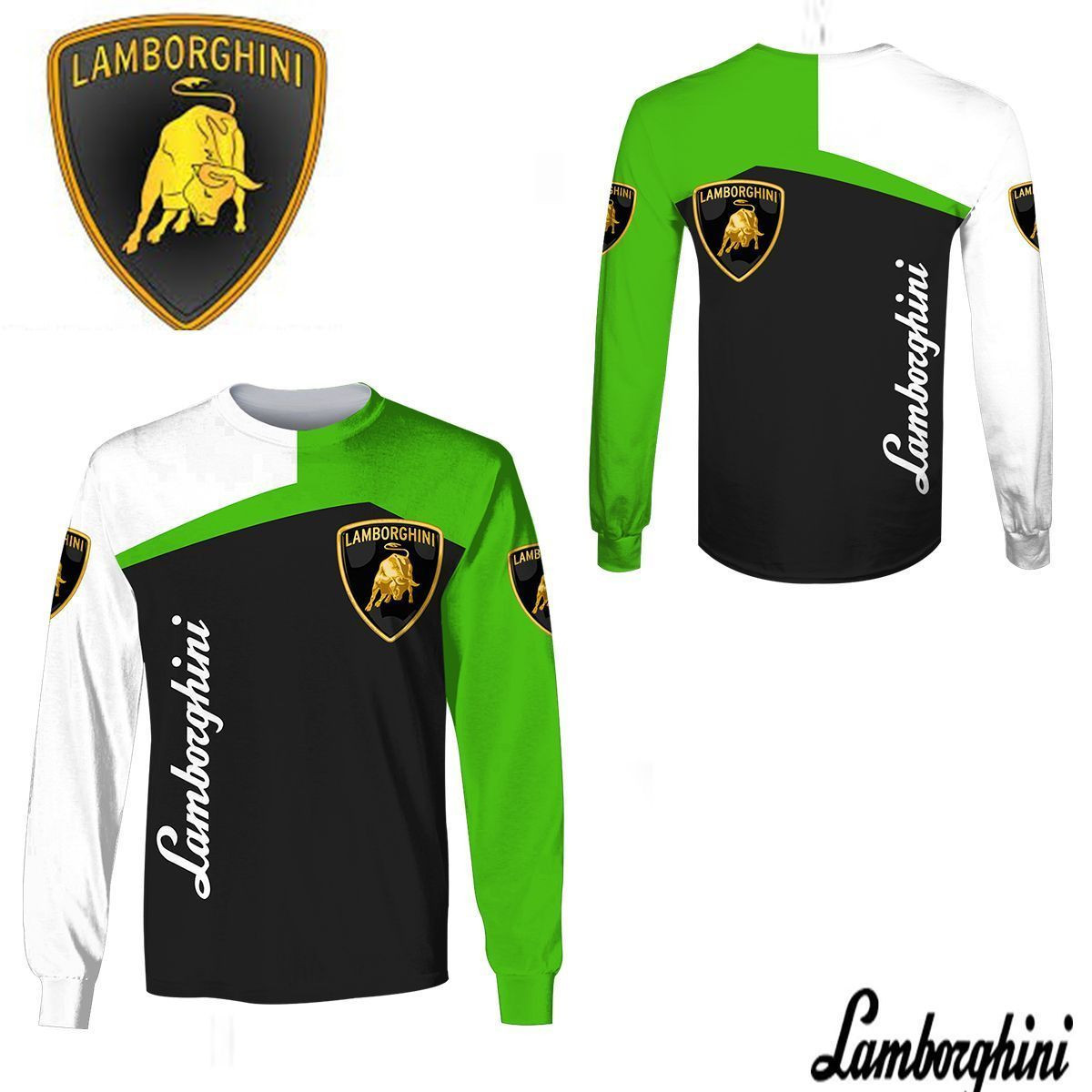 Lamborghini 3D ALL OVER PRINTED SHIRTS VER 10