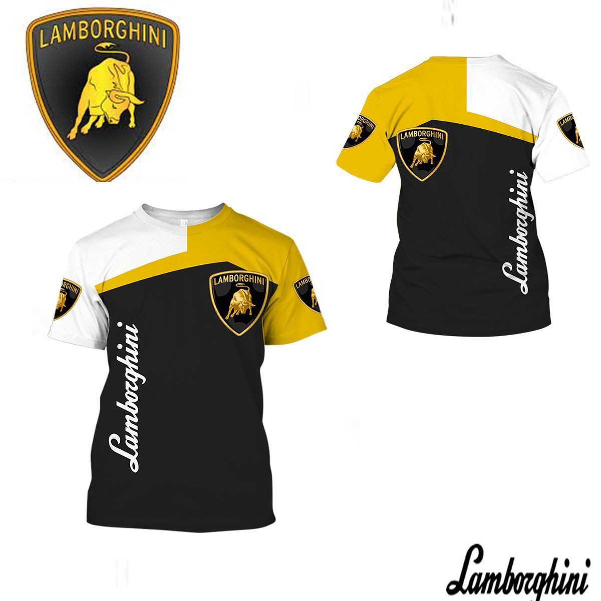 Lamborghini 3D ALL OVER PRINTED SHIRTS VER 12