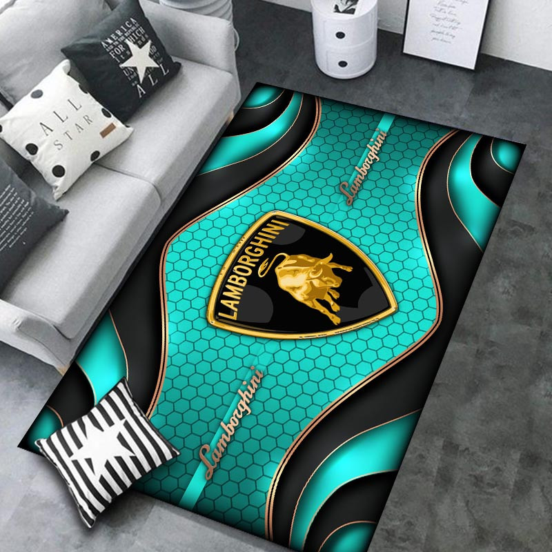 Lamborghini Area Rugs 3922 Multicolor