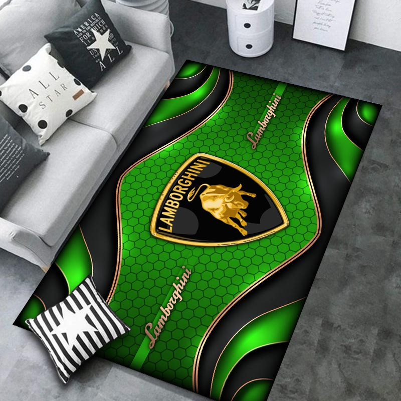 Lamborghini Area Rugs 3922 Multicolor