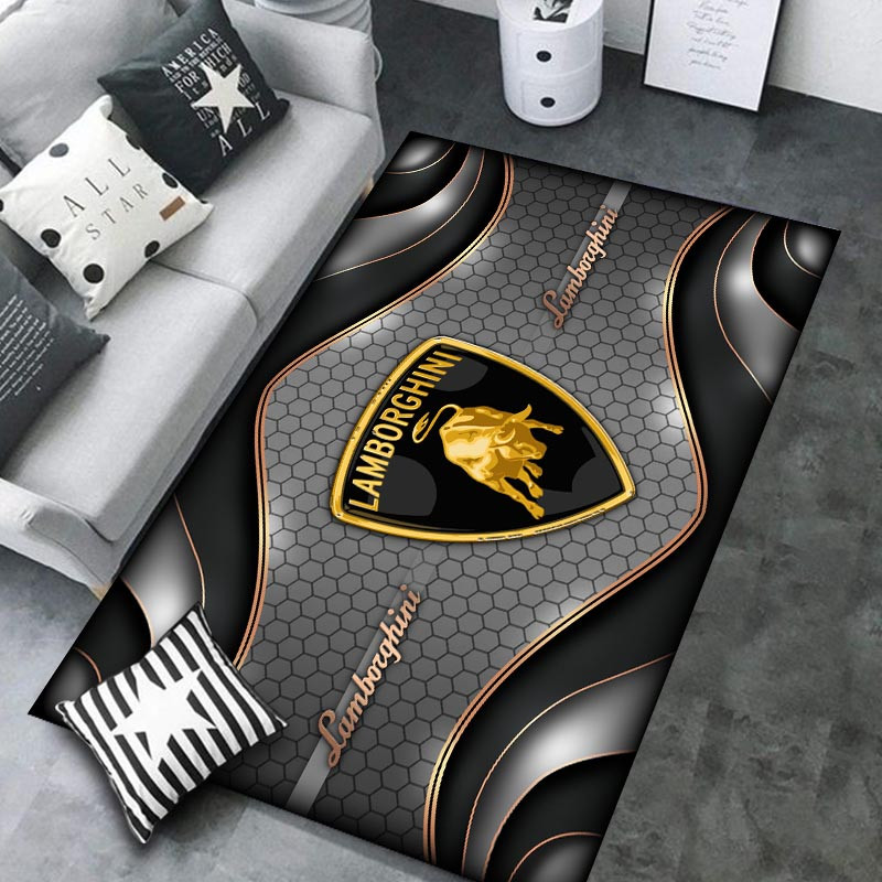 Lamborghini Area Rugs 3922 Multicolor