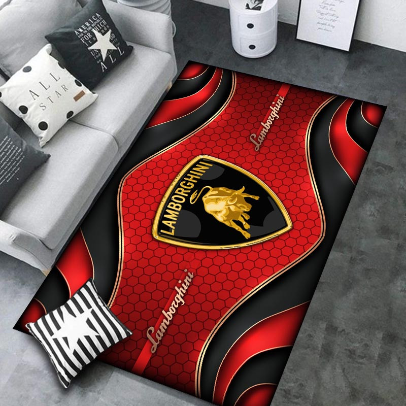 Lamborghini Area Rugs 3922 Multicolor