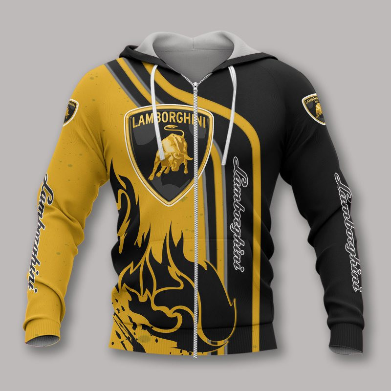 Lamborghini Printing T-Shirt, Polo, Hoodie, Zip, Bomber 9818