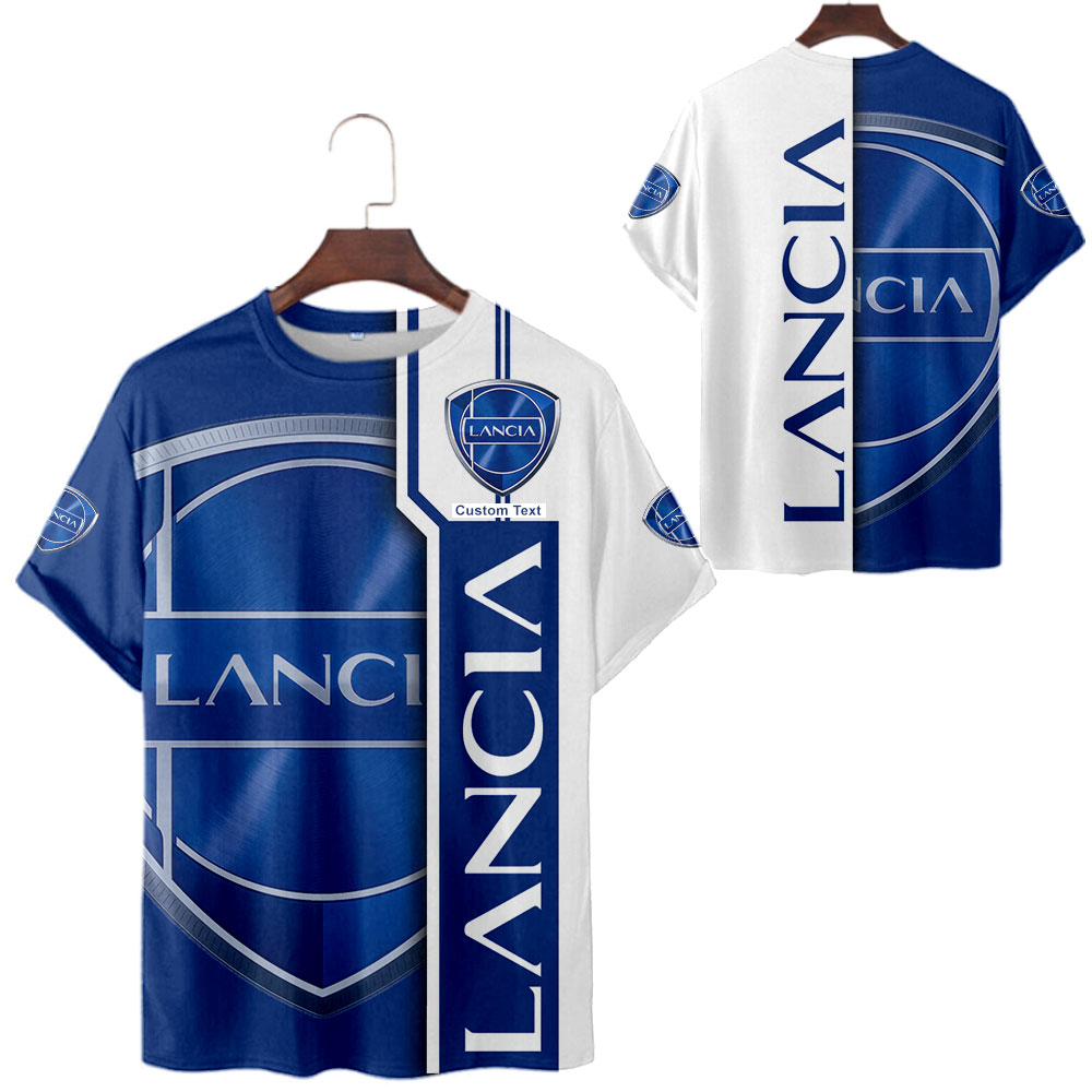 Lancia 3D Apparel Zip Hoodie,Pant,Polo, Button Hawaii Shirt Personalized