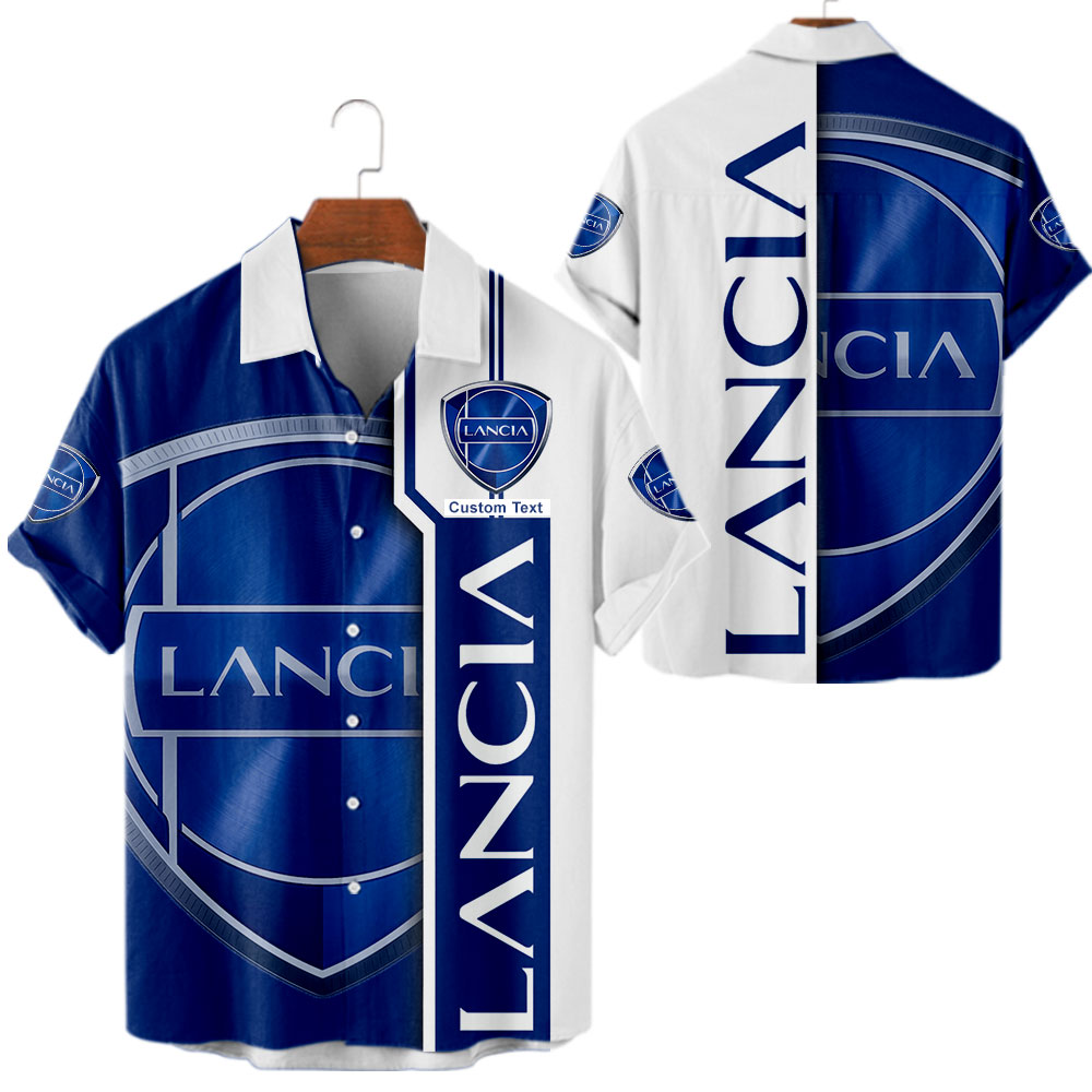 Lancia 3D Apparel Zip Hoodie,Pant,Polo, Button Hawaii Shirt Personalized