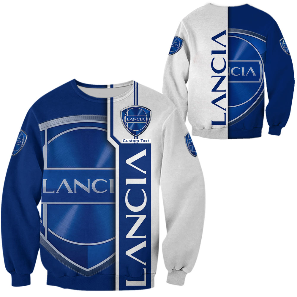 Lancia 3D Apparel Zip Hoodie,Pant,Polo, Button Hawaii Shirt Personalized