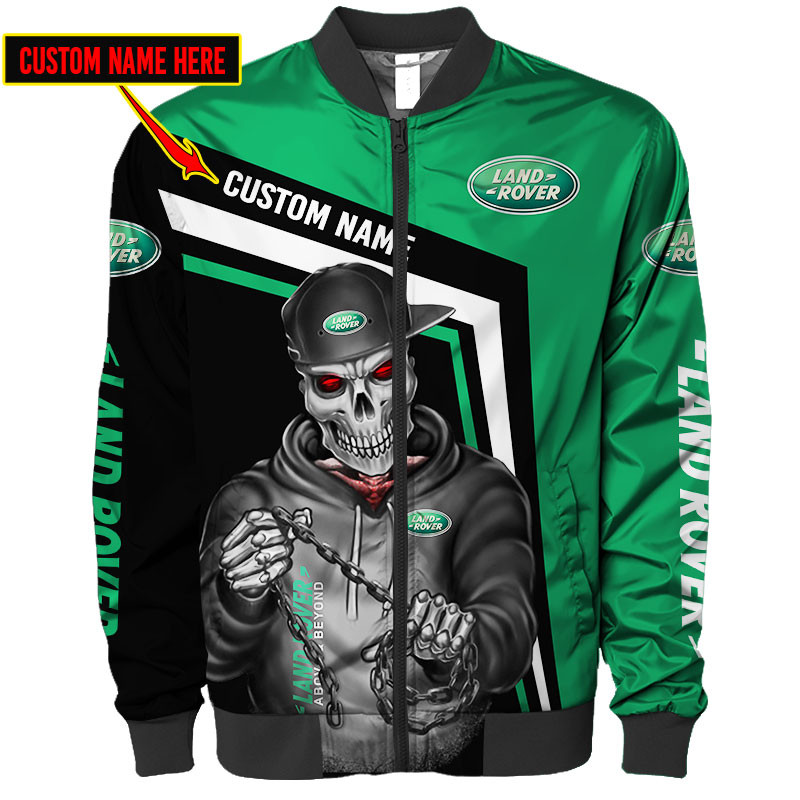 Land Rover Skull Tshirt, sweatshirt, Polo, Hawaiian, Hoodie 3D Apparel Full Printing Custom Name