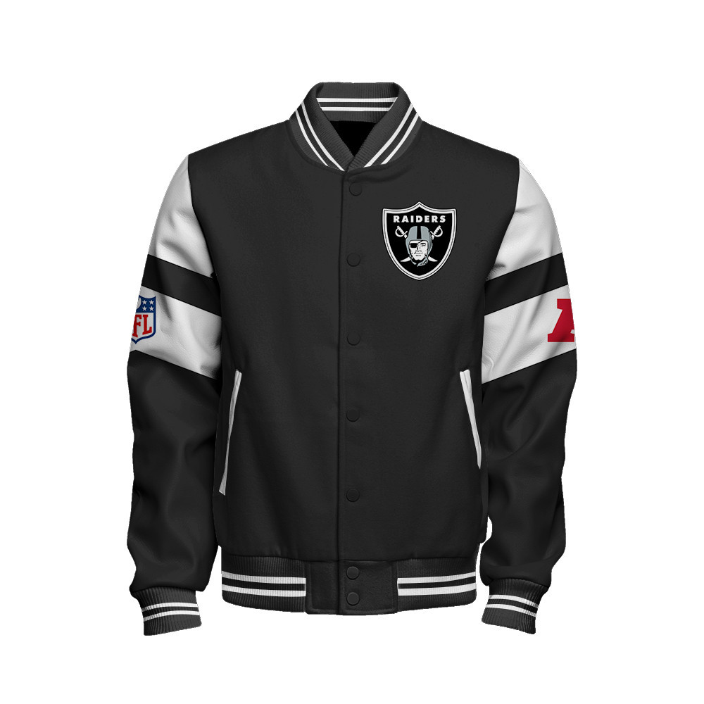 Las Vegas Raiders American Football Conference Unisex Varsity Jacket V11