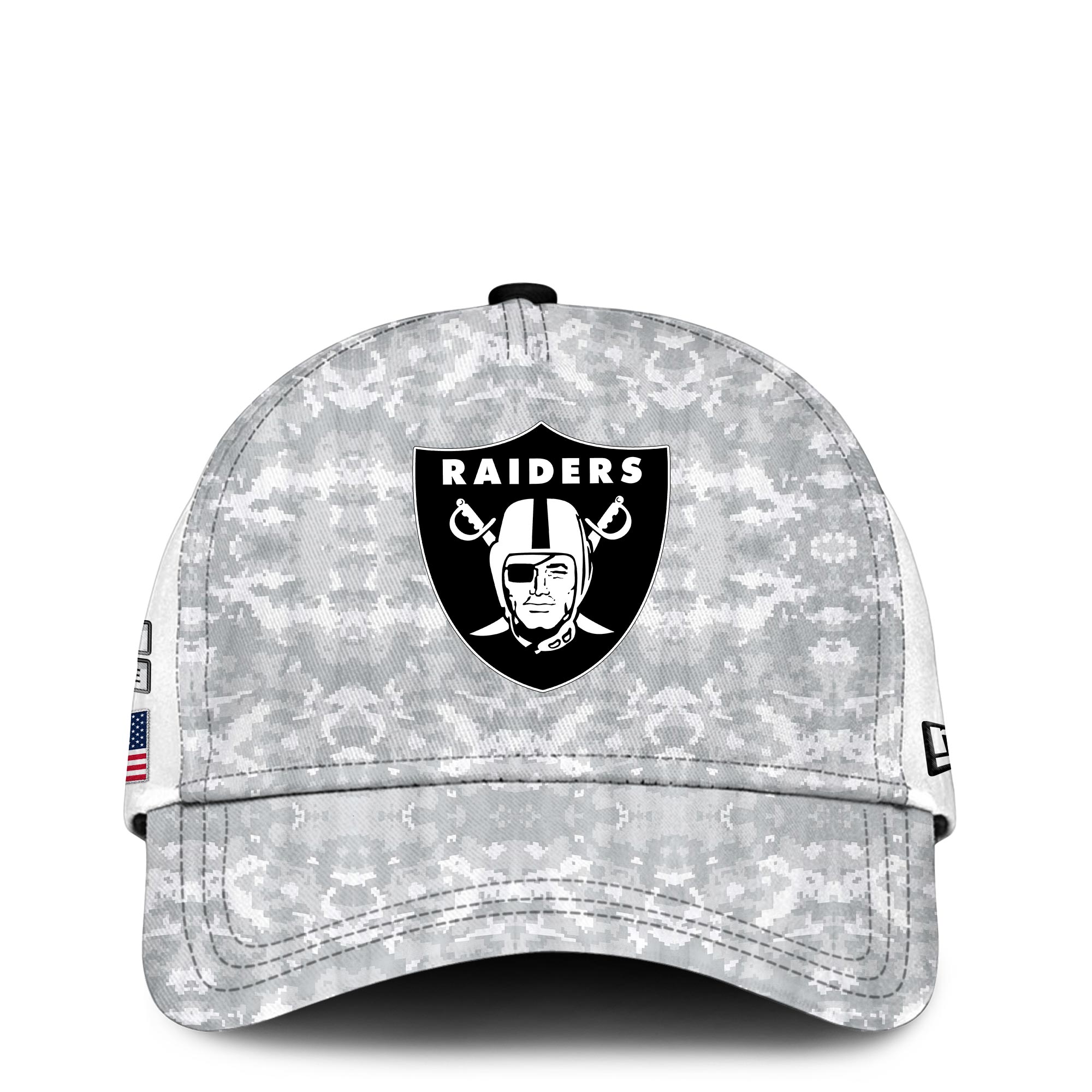 Las Vegas Raiders Arctic Camo Salute to Service Club Hoodie