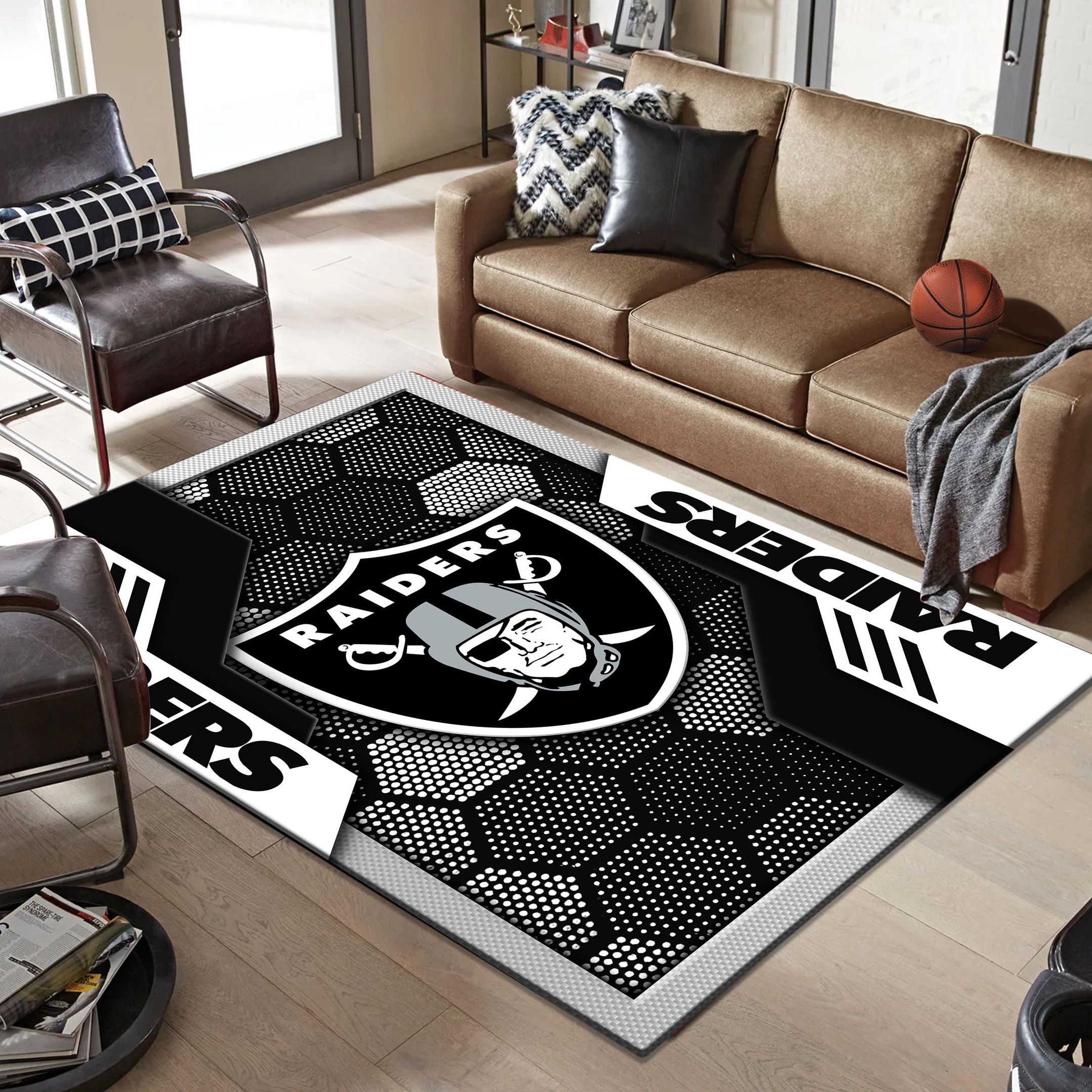 Las Vegas Raiders Area Rugs 3096
