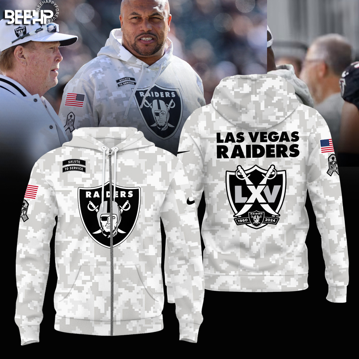 Las Vegas Raiders Camo Salute to Service Jogger