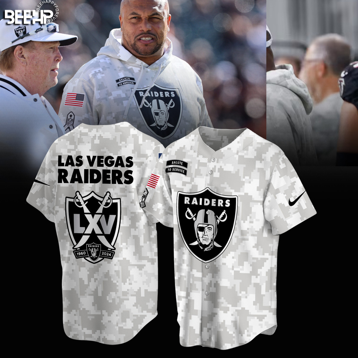Las Vegas Raiders Camo Salute to Service Jogger