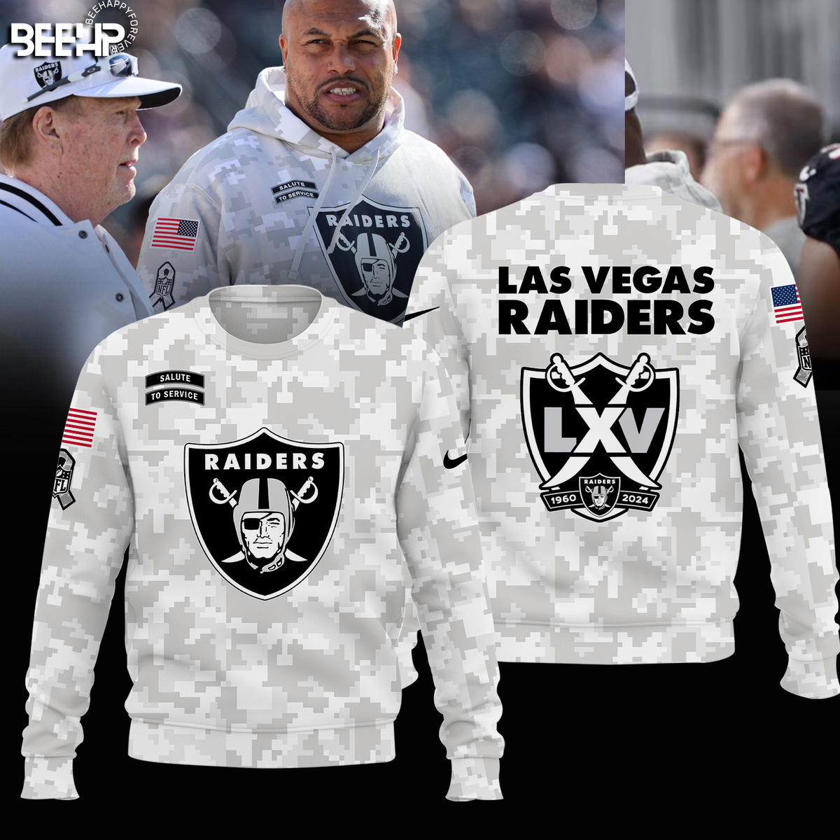 Las Vegas Raiders Camo Salute to Service Jogger