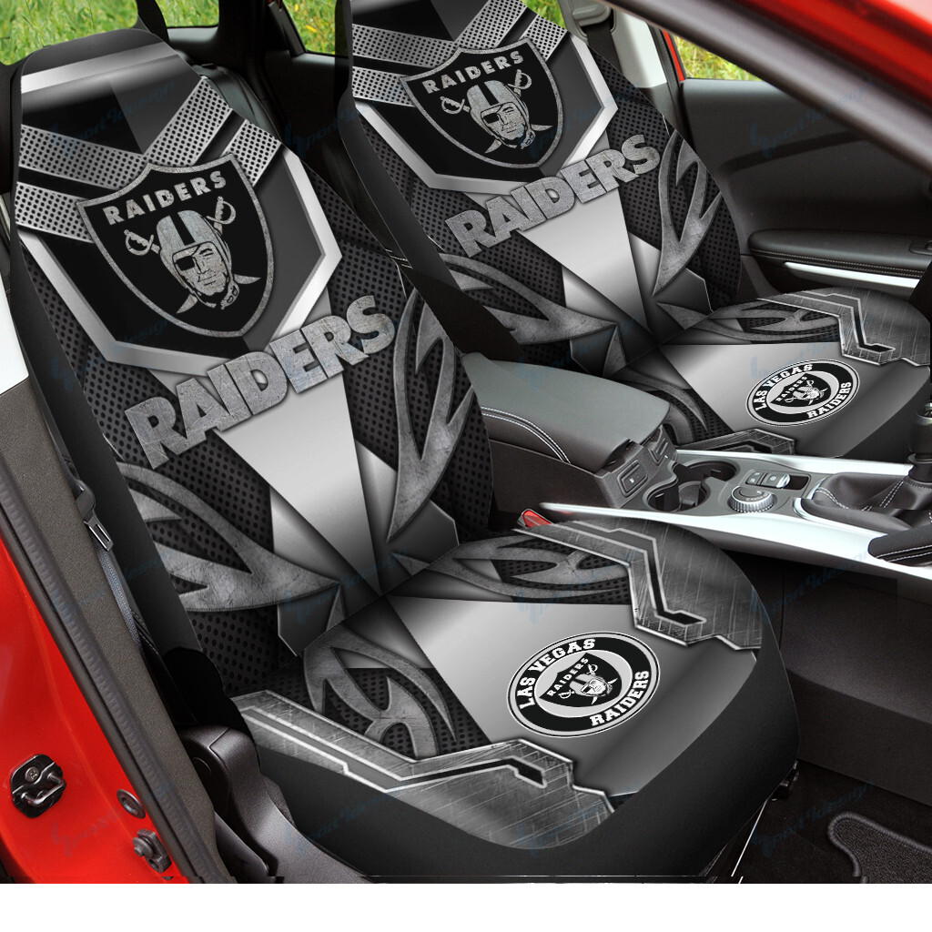 Las Vegas Raiders Car Seat Covers BG213