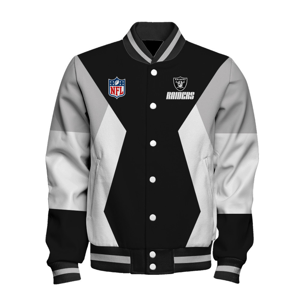 Las Vegas Raiders National Football League Unisex Varsity Jacket