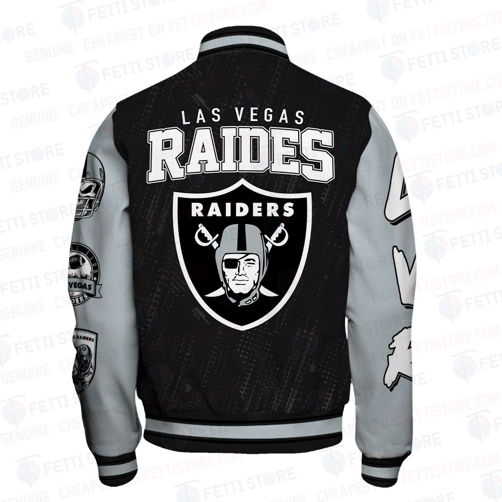 Las Vegas Raiders National Football League Unisex Varsity Jacket SFAT V5