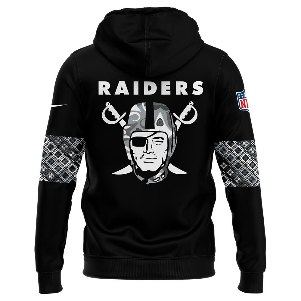 Las Vegas Raiders Native American Heritage Month Premium Pullover Hoodie