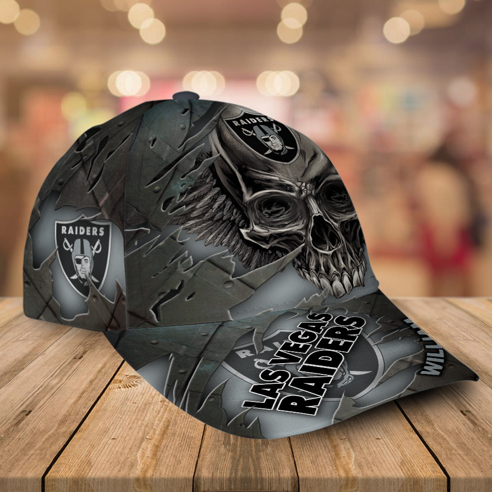 Las Vegas Raiders-Personalized Skull Cap V2-SPCAPA0109017