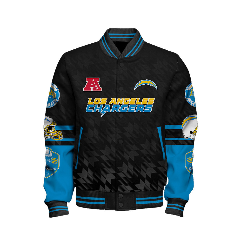 Los Angeles Chargers American Football Conference Unisex Varsity Jacket V12