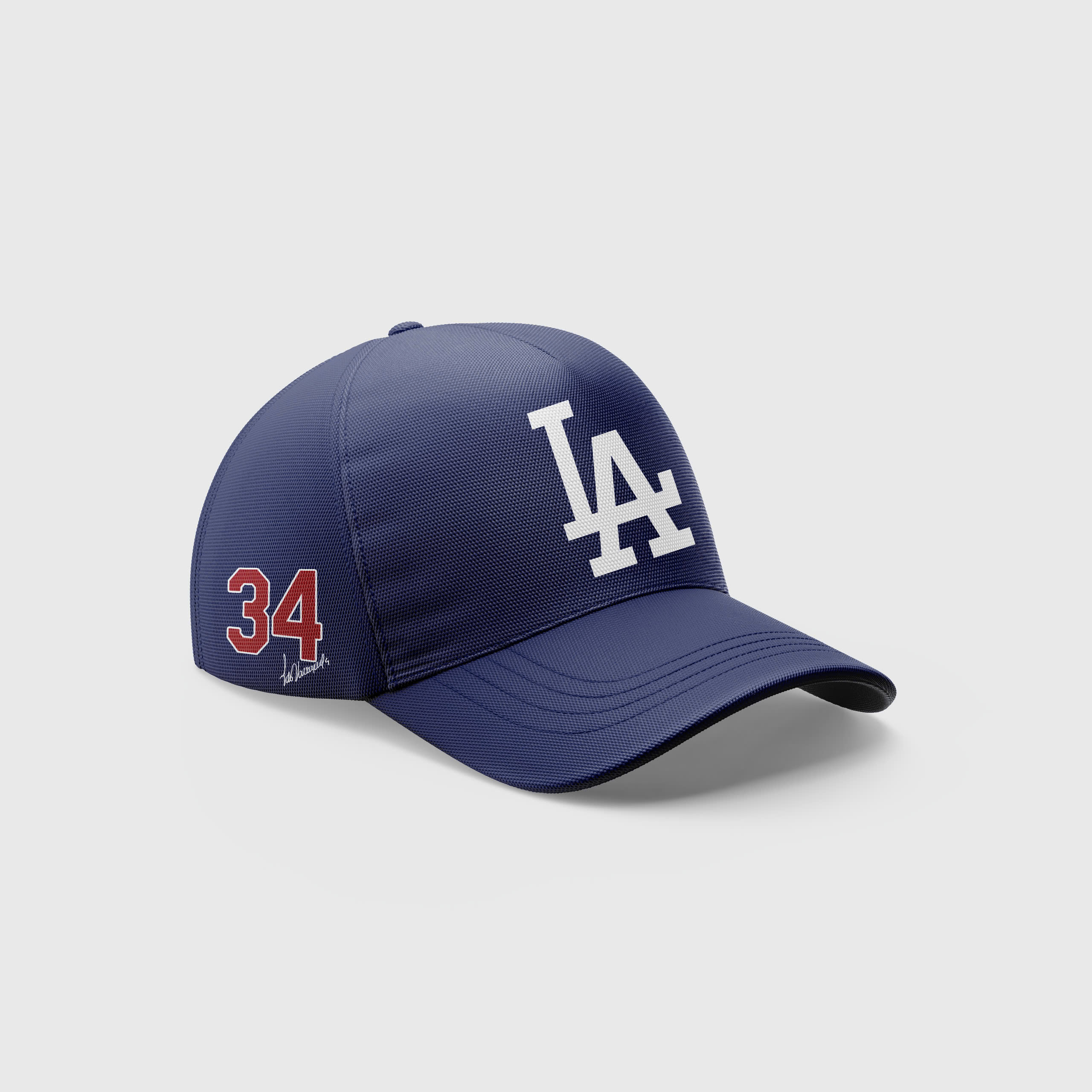 Los Angeles Dodgers' Fernando Valenzuela FOREVER 34 Premium Cap