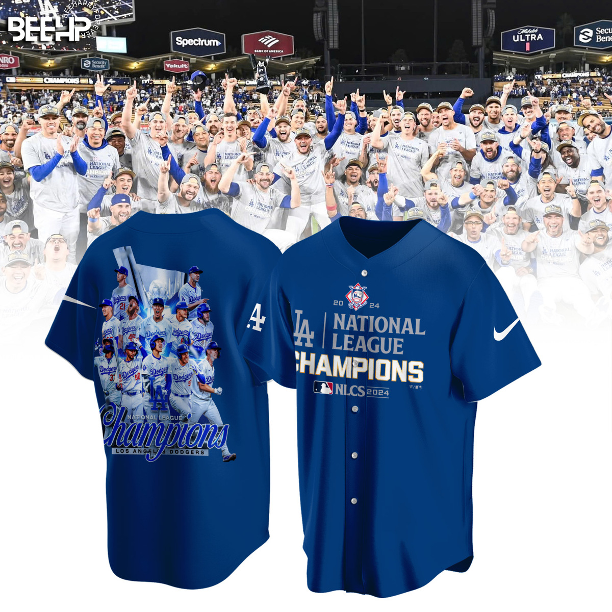 Los Angeles Dodgers National League Champions Shirt