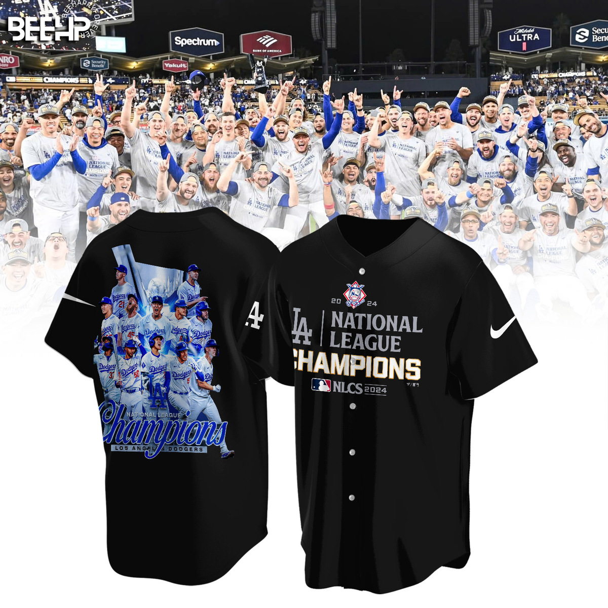 Los Angeles Dodgers National League Champions Shirt