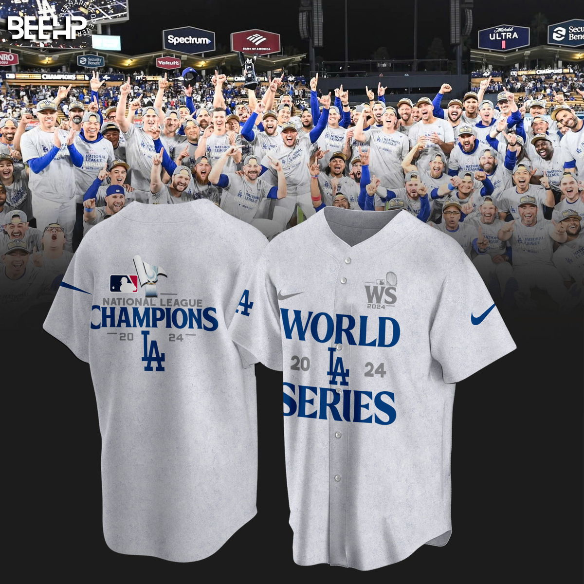 Los Angeles Dodgers National League Champions Shirt