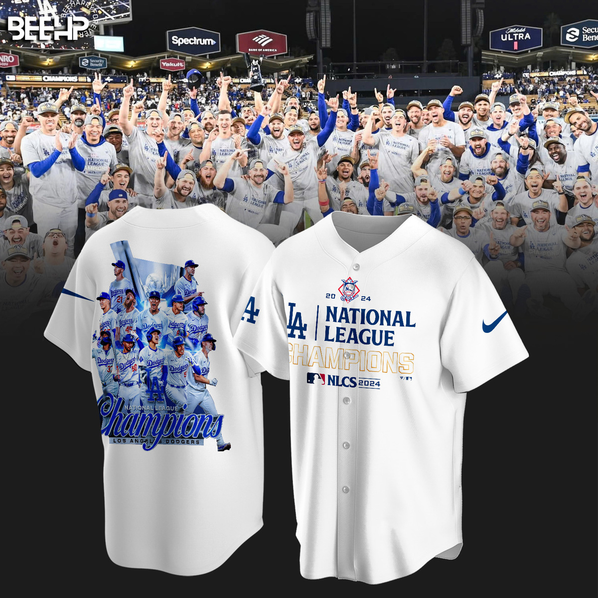 Los Angeles Dodgers National League Champions Shirt