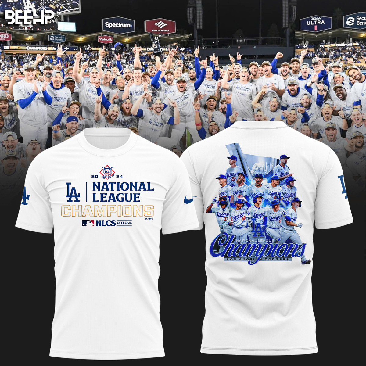 Los Angeles Dodgers National League Champions Shirt
