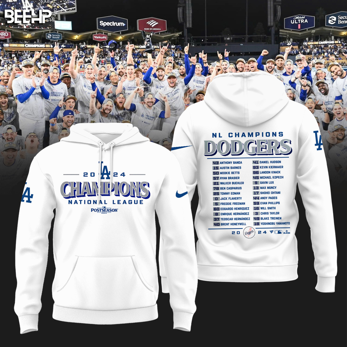 Los Angeles Dodgers National League Champions Shirt
