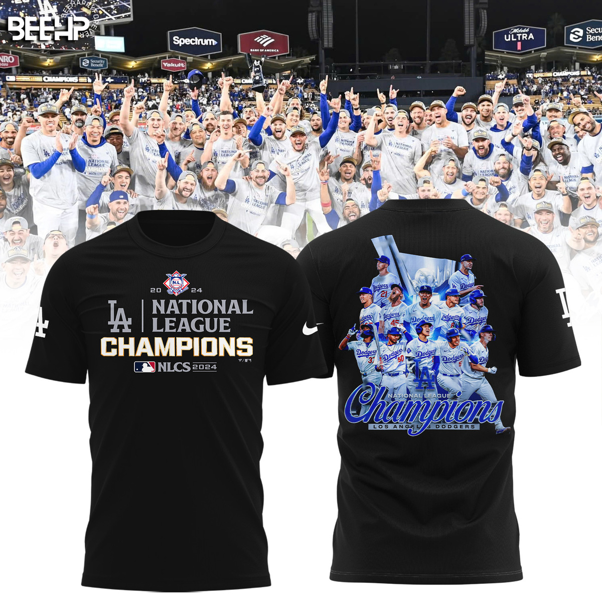 Los Angeles Dodgers National League Champions Shirt