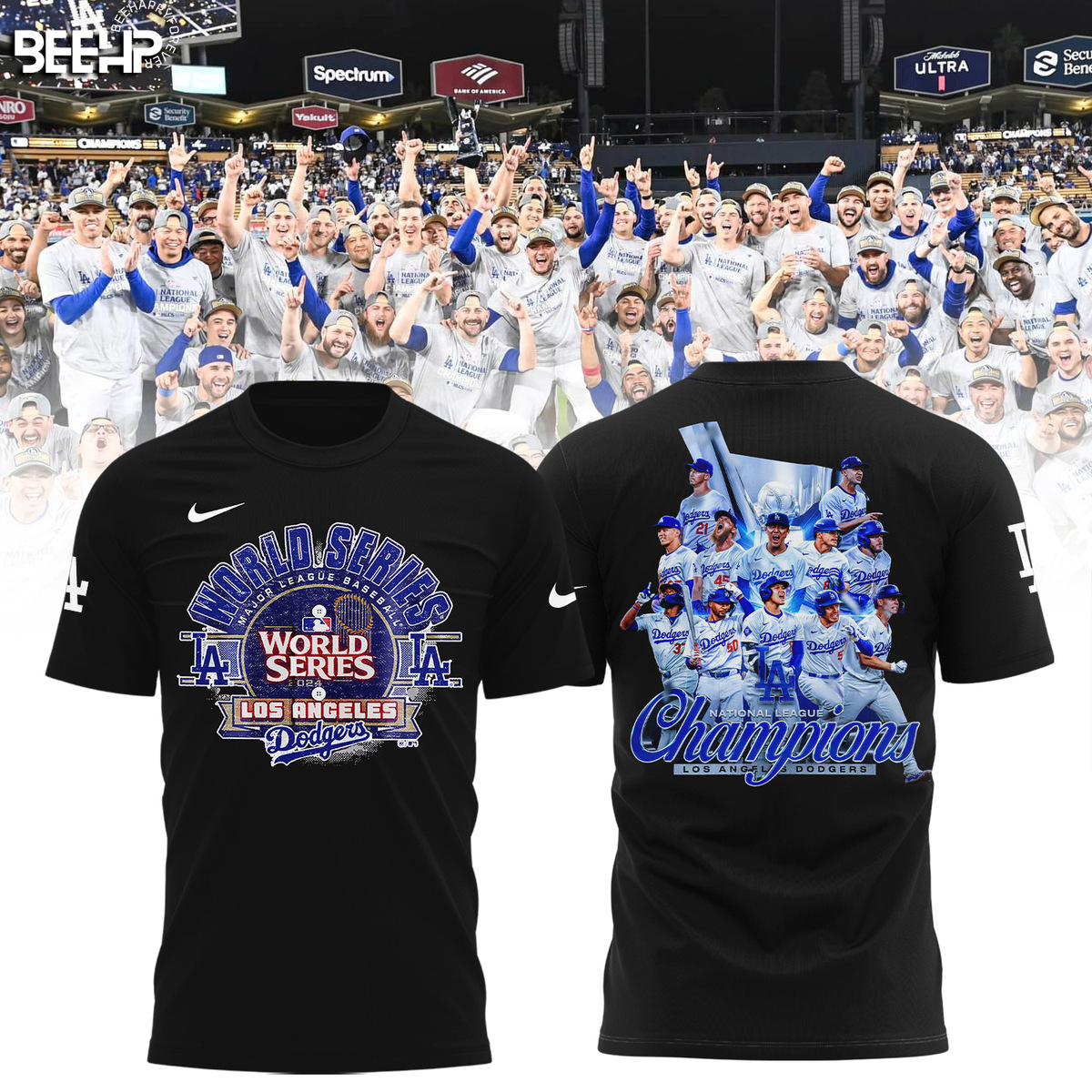 Los Angeles Dodgers National League Champions Shirt