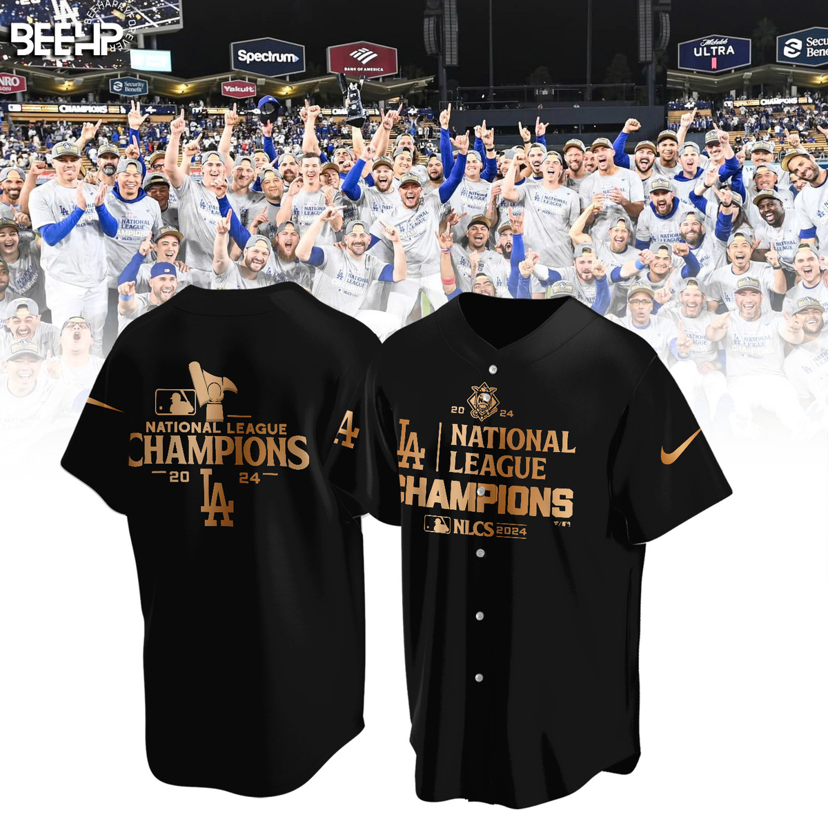 Los Angeles Dodgers National League Champions Shirt