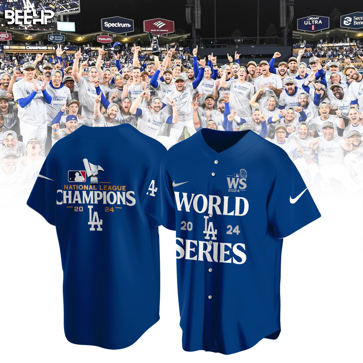 Los Angeles Dodgers National League Champions Shirt