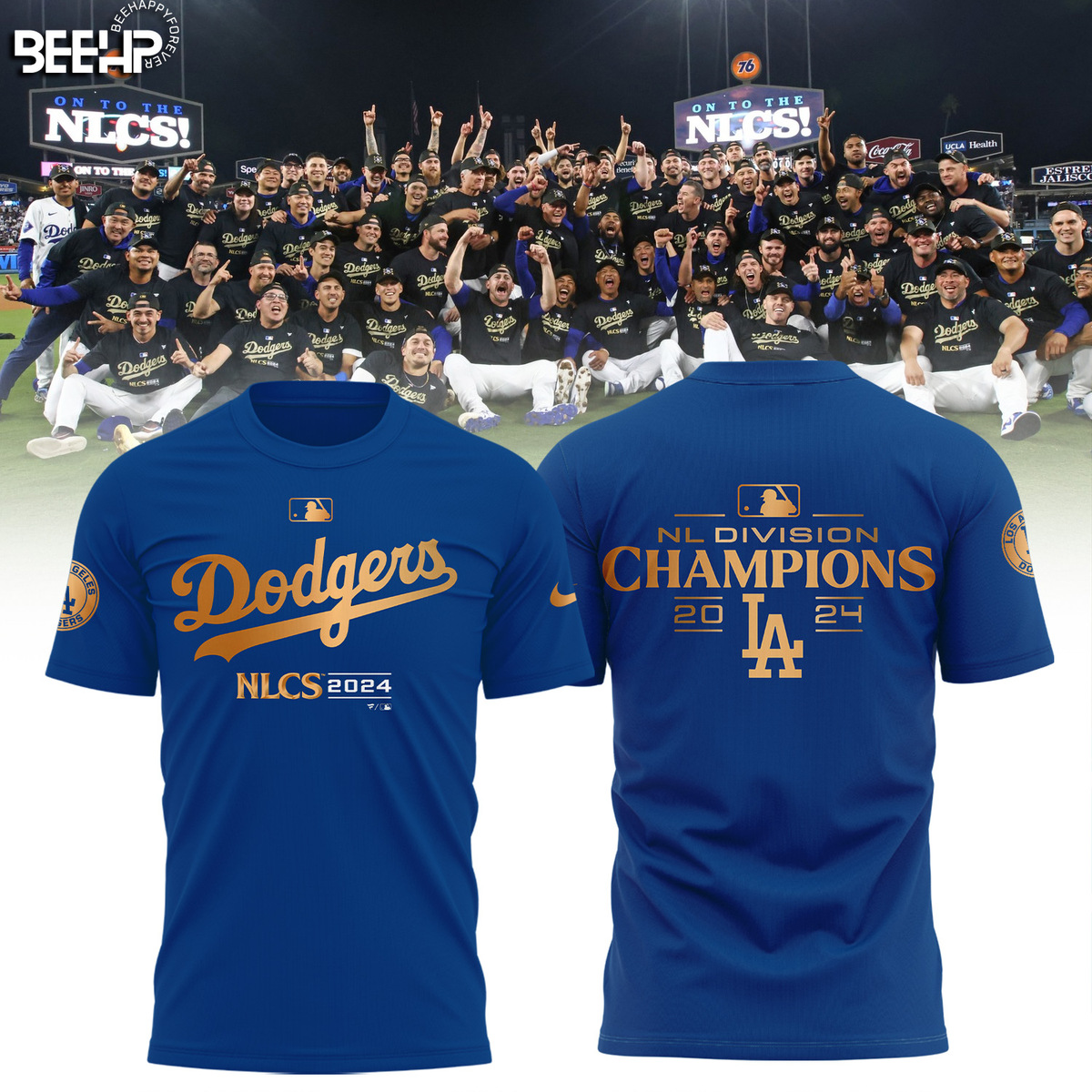 Los Angeles Dodgers National League Division Champions Shirt