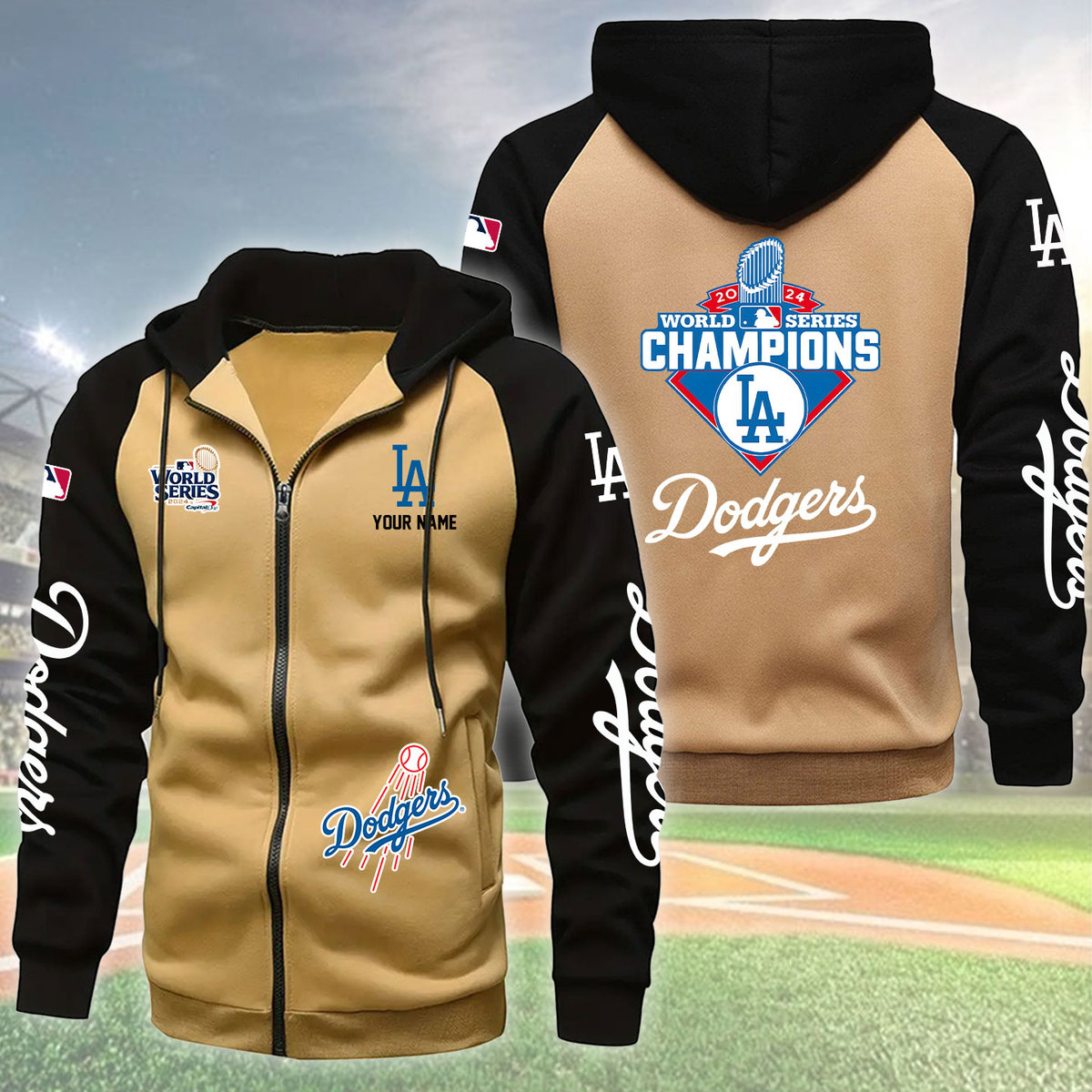 Los Angeles Dodgers Zipper Hoodie