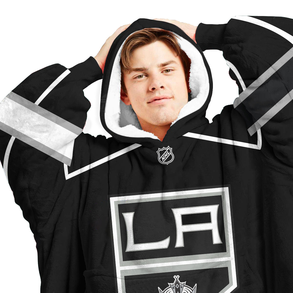 Los Angeles Kings Personalized Blanket Hoodie Hoodie Snuggie Hoodies
