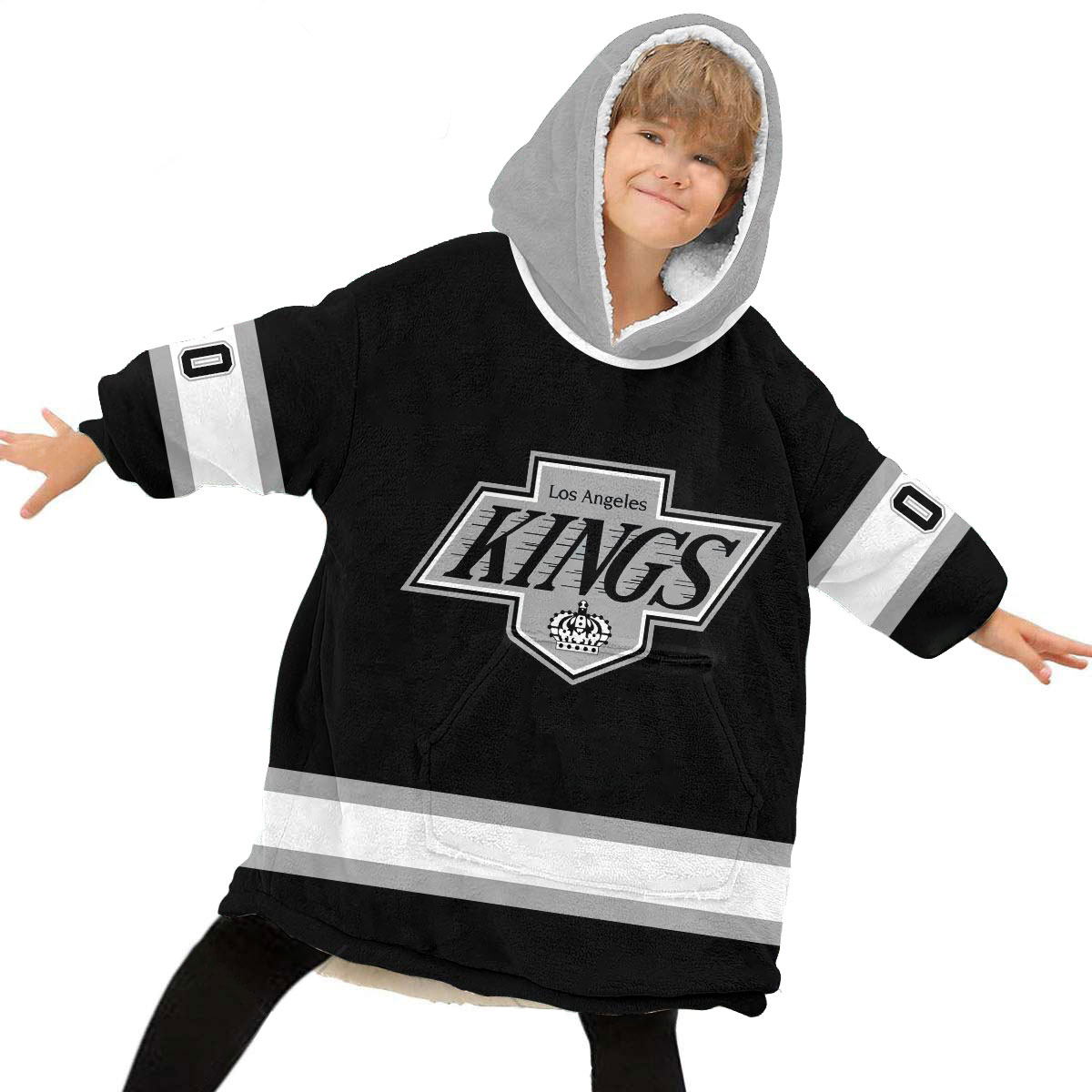 Los Angeles Kings Personalized Blanket Hoodie Hoodie Snuggie Hoodies