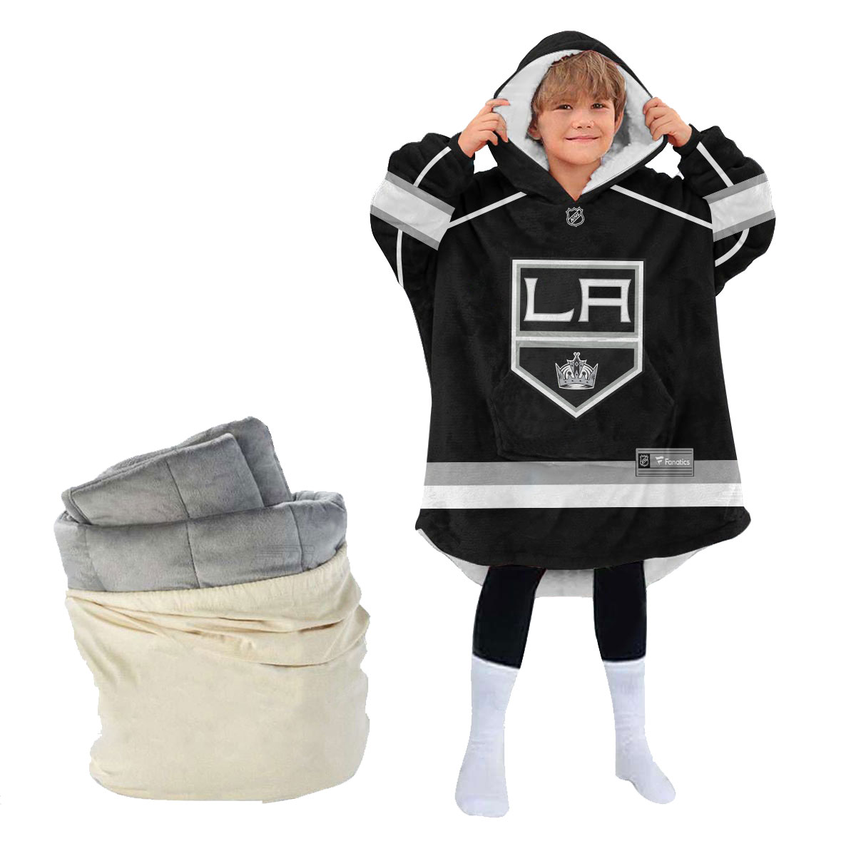 Los Angeles Kings Personalized Blanket Hoodie Hoodie Snuggie Hoodies