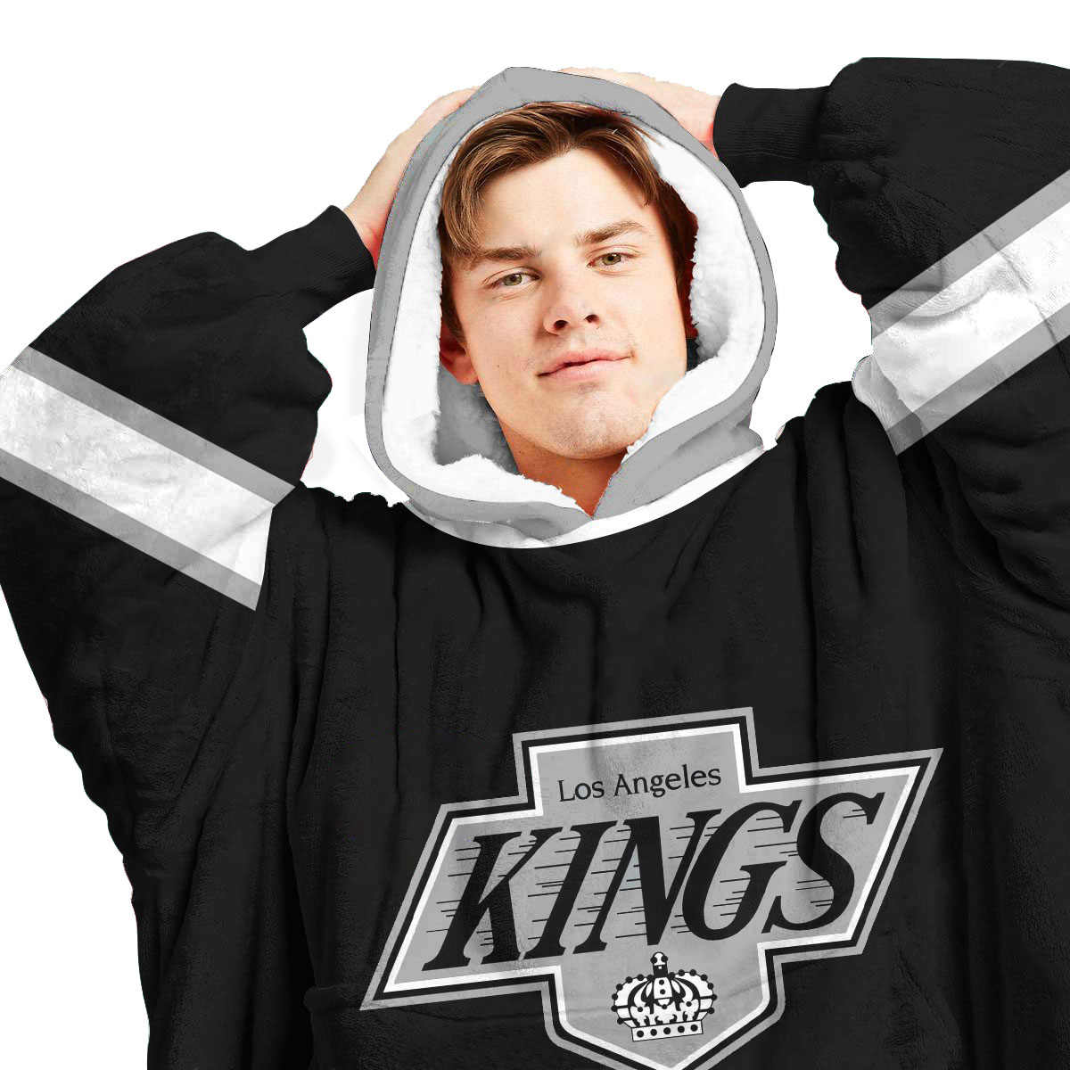 Los Angeles Kings Personalized Blanket Hoodie Hoodie Snuggie Hoodies