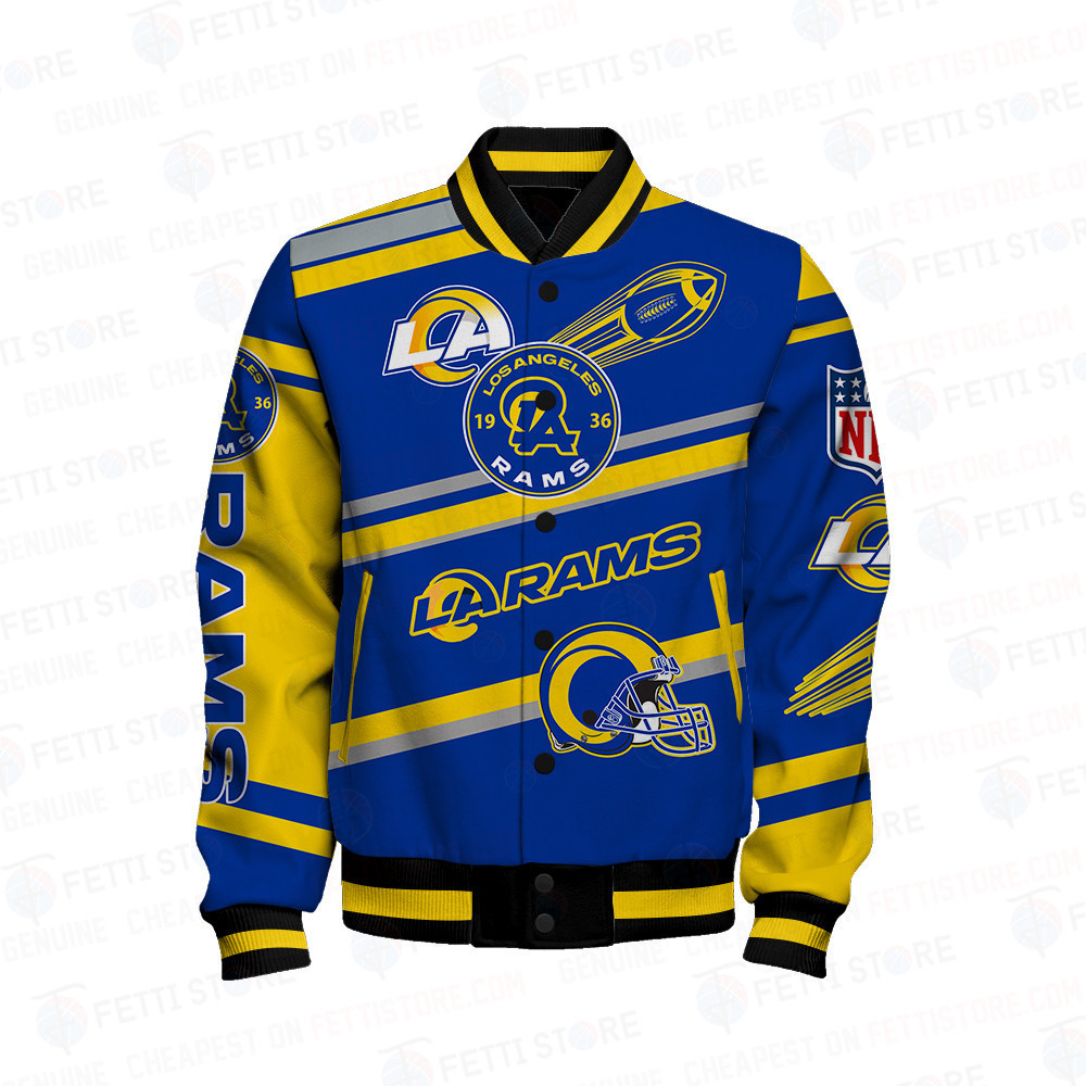 Los Angeles Rams American Football League Pattern Varsity Jacket