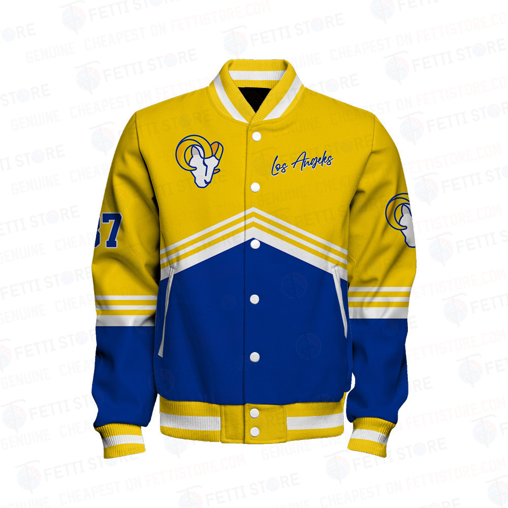 Los Angeles Rams - National Football League AOP Varsity Jacket V4