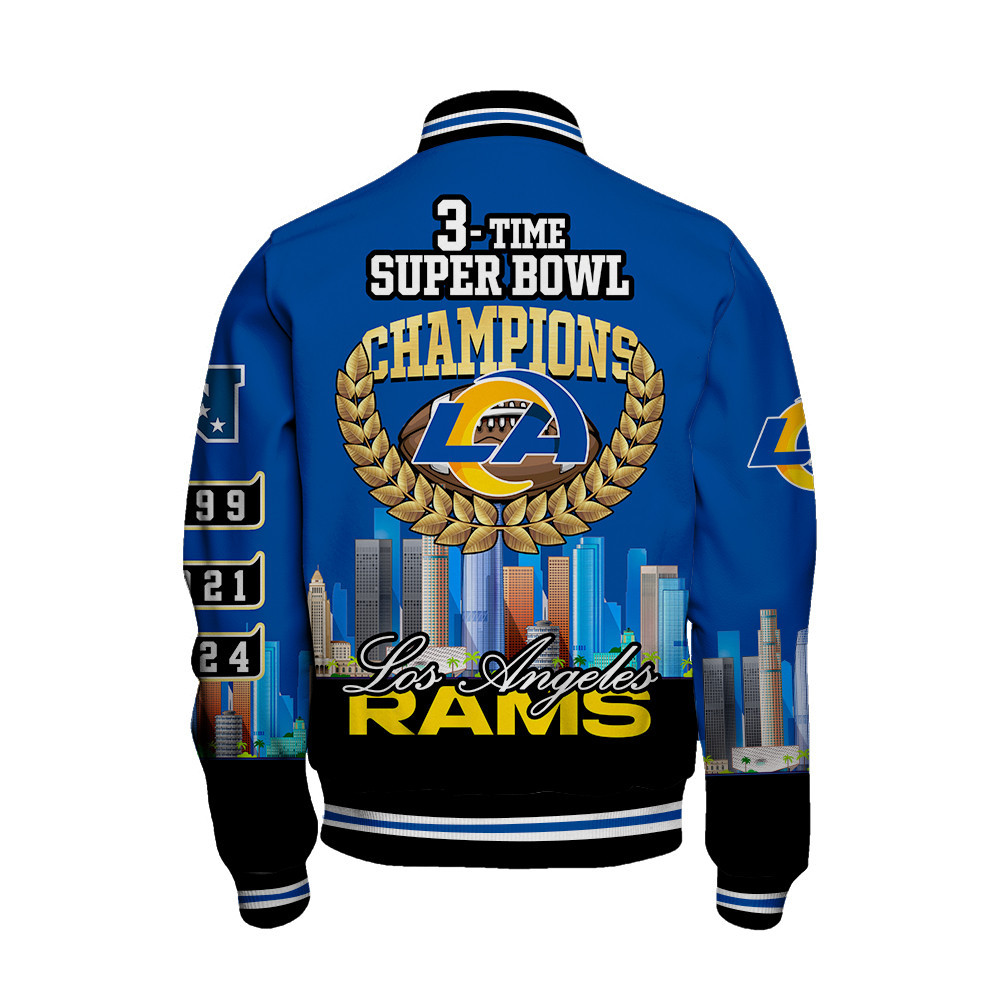 Los Angeles Rams Super Bowl Champions History Is Still Continuing Varsity Jacket