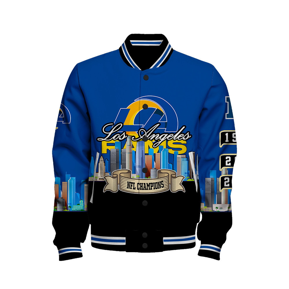 Los Angeles Rams Super Bowl Champions History Is Still Continuing Varsity Jacket