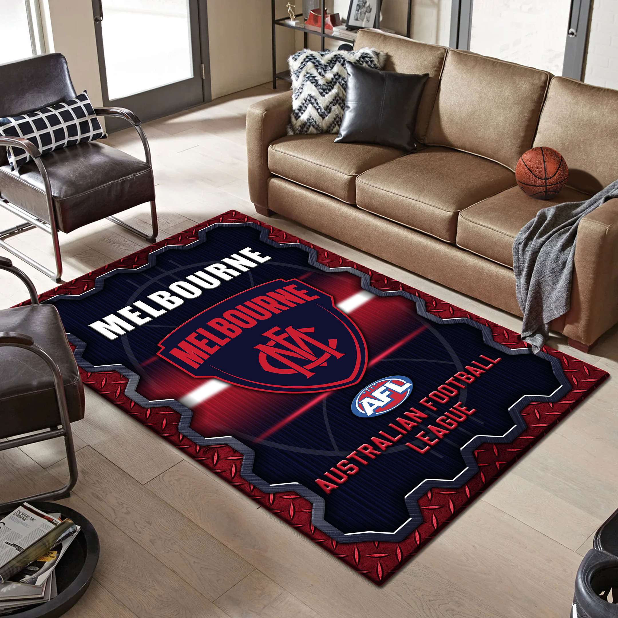 Melbourne Football Club Area Rugs 22